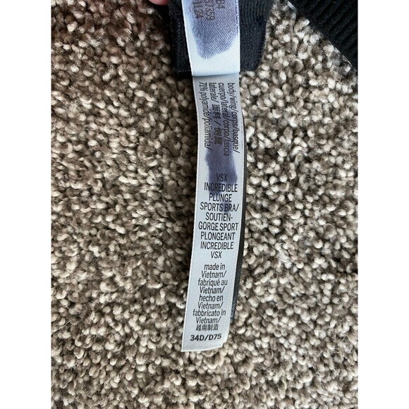 Victoria’s Secret VSX Incredible MAX Sports Bra – Black 34D - Picture 8 of 10